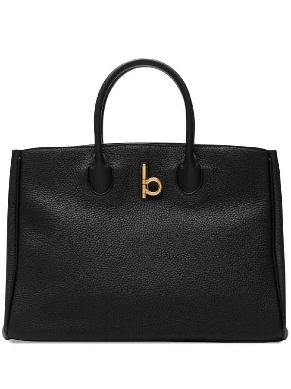 Light - Colored Burberry Bags for Spring and SummerWomen's Small Rocking Horse Tote Bag in Black | 8099401133003