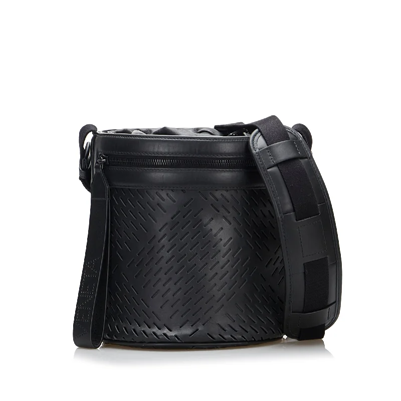 Bottega Veneta bags for stargazing nightsBottega Veneta Paper Bucket Bag Black Perforated Leather