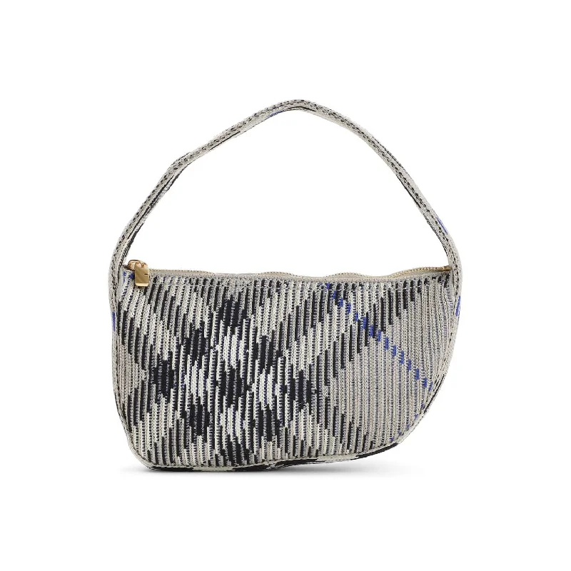 Pet - Friendly Burberry Pet Carrier BagsWomen's Knit Baguette Purse in Neutral | 8095374