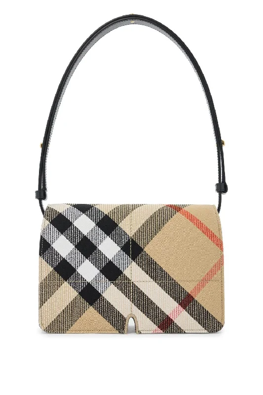 Burberry Bags for Women's Spring 2025 CollectionWomen's Black Multicolour Check Pattern Bag in Sand Ip Check | Size UNI | 8097379 Color B9368