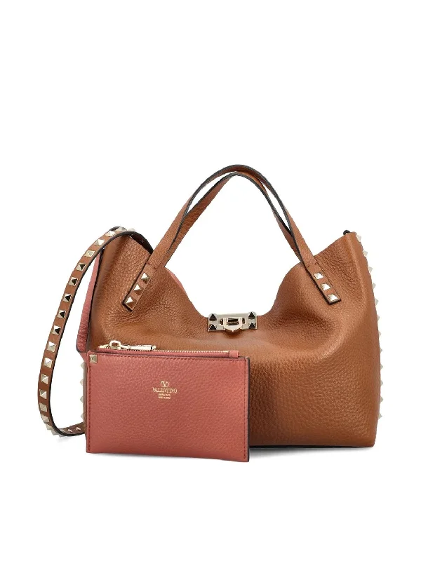 Valentino bags with high-end craftsmanshipWomen's Small Rockstud Bag in Tobaccoros | 5W2B0K11VSN