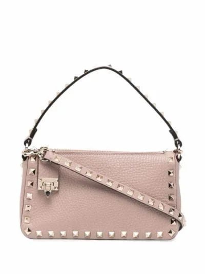 Valentino mini bags Women's Small Rockstud Crossbody Bag in Poudre | 5W2B0J47VSF