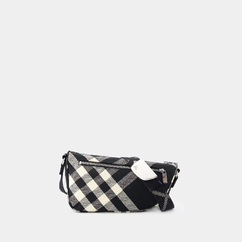 Easy - to - Clean Burberry Bags for Busy LifestylesShield Messenger S Crossbody - Burberry - Synthetic - Black