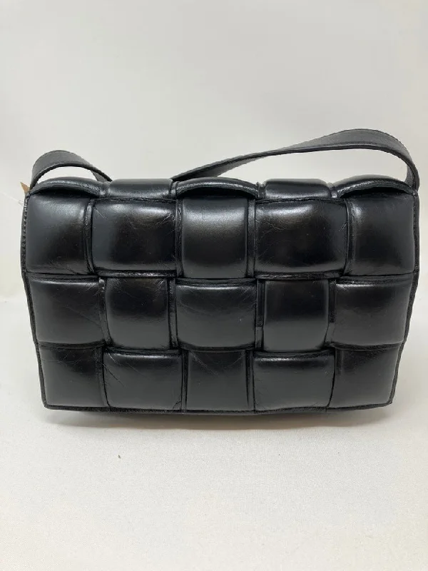 Bottega Veneta bags for horse - riding eventsBottega Veneta Black Padded Cassette Crossbody Bag