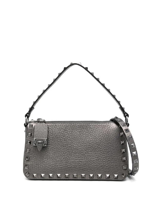 Valentino bags with luxury aestheticWomen's Small Rockstud Crossbody Bag in Antracite | 5W0B0J47LIF