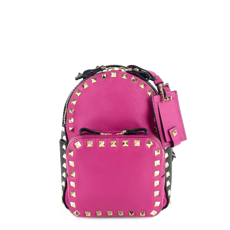 Valentino bags for the modern womanRockstud Mini Calfskin Leather Backpack Bag