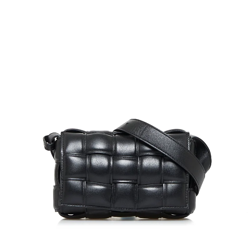 Bottega Veneta bags for sports eventsBottega Veneta Padded Cassette Black