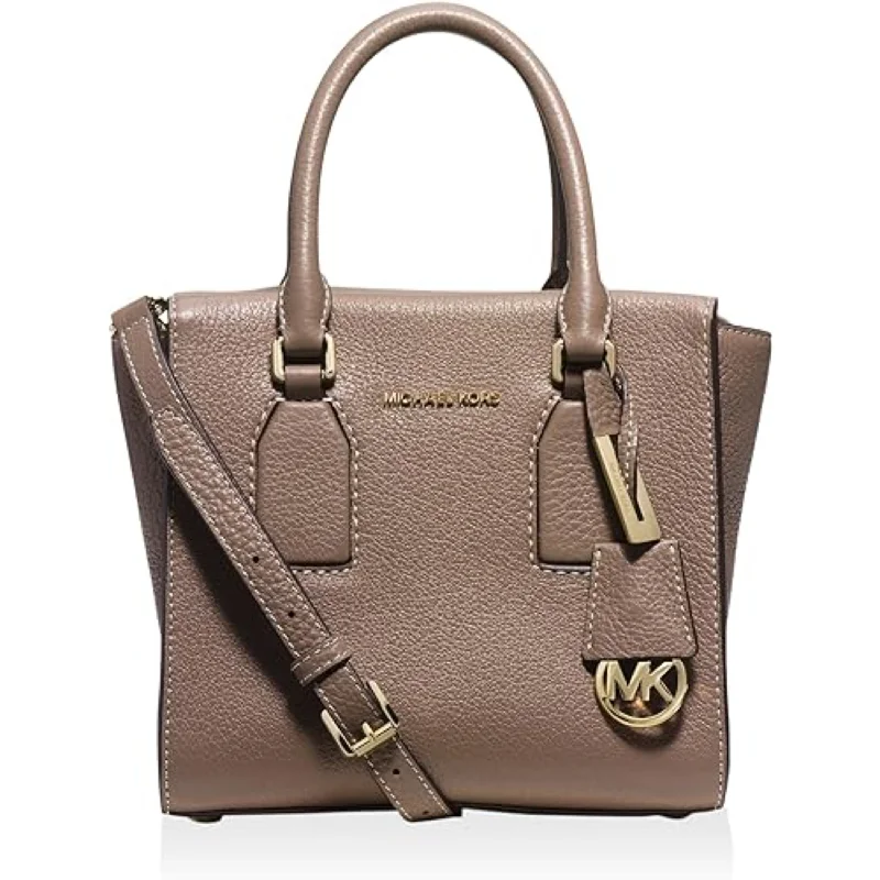 Michael Michael Kors Bags for wine tastings in a refined styleMichael Kors Womens Selby Medium Signature Satchel Brown Shoulder Bag Purse New