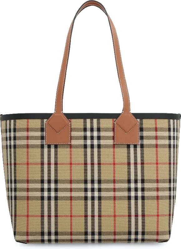 Functional Burberry Diaper Bags for New MomsWomen's Small London Tote Bag in Beige | 8066163144447 Color A9534