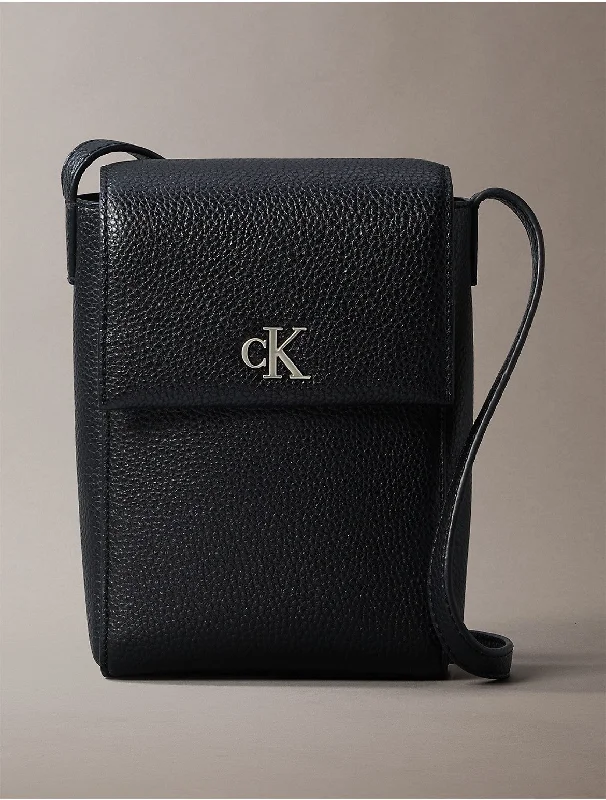 Calvin Klein women’s handbags on saleWomen's Minimal Monogram Phone Crossbody Bag - Black