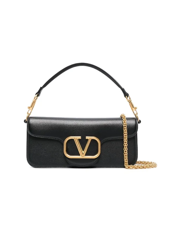 Valentino bags with high-end craftsmanshipWomen's Bolso De Hombro Negro Logo Dorado in Nero | 4W2B0K30ZXL0NO0NO