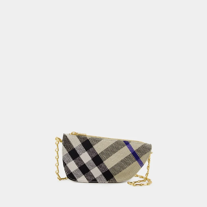 Two - Tone Burberry Bags for a Modern AestheticMicro Shield Wallet On Chain - Burberry - Synthetic - Neutral