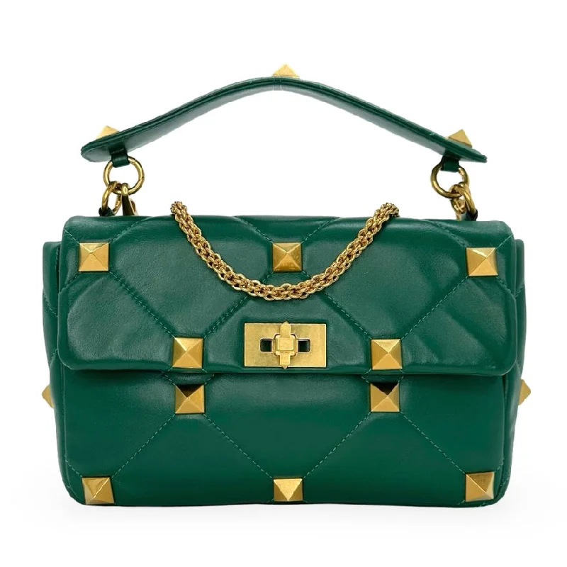 Valentino bags perfect for giftingVALENTINO: Quilted Leather Large Roman Stud Bag