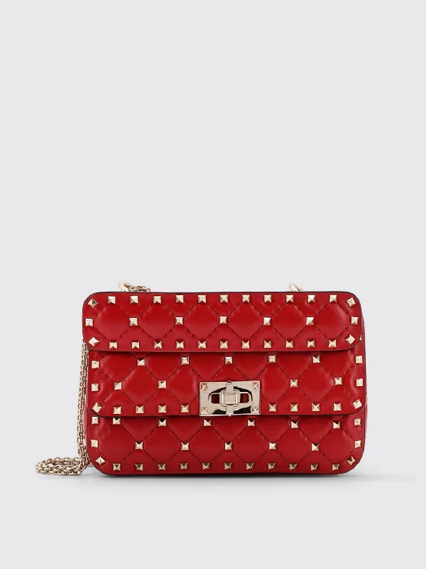 Valentino leather bags for sophisticated looksWomen's Small Rockstud Spike Bag in Rojo | 5W0B0123NAP