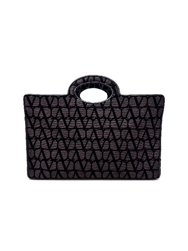 Valentino bags perfect for giftingValentino Chocolate/Black 'Le Troisieme' Shopping Bag