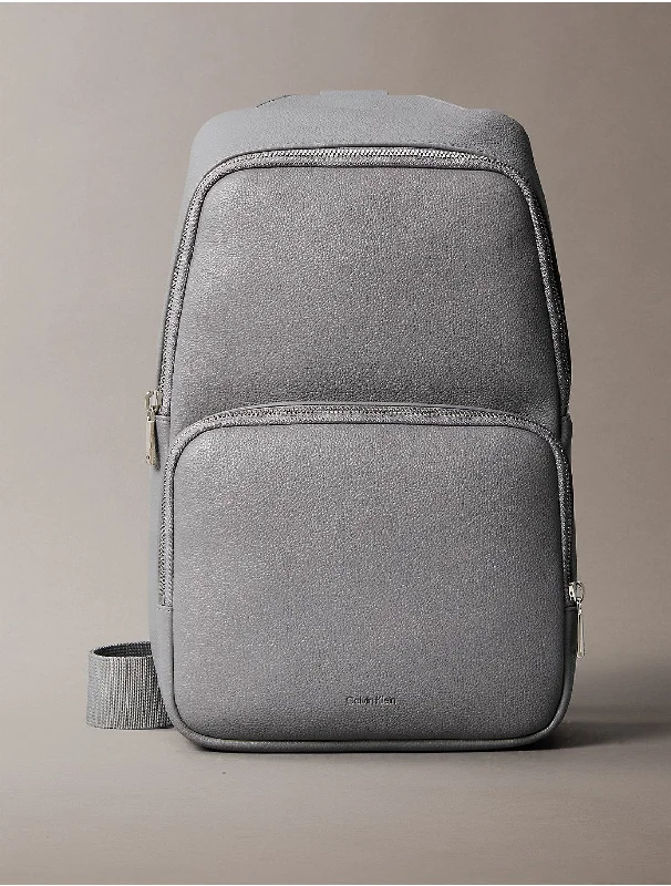 Calvin Klein bags perfectMen's Micro Pebble Sling Bag - Grey