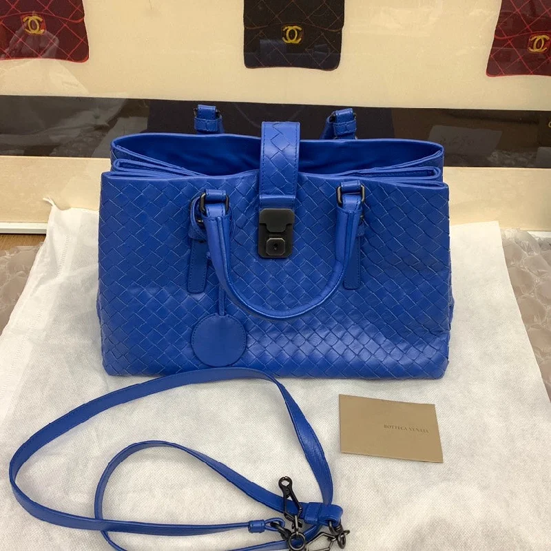 Bottega Veneta bags for pottery workshopsBottega Veneta Blue Woven Leather Bag 30cm