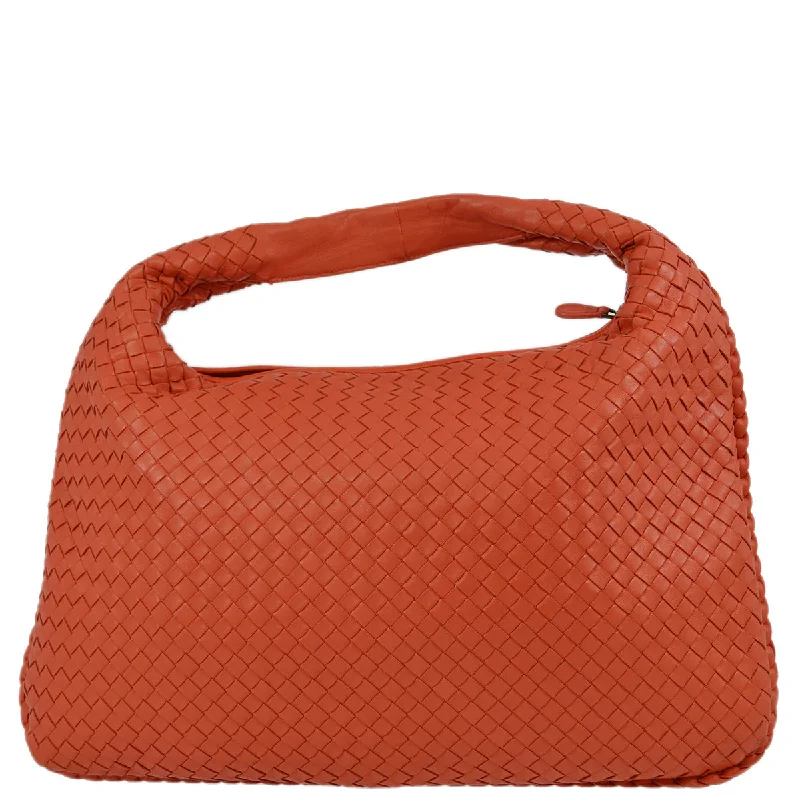 Bottega Veneta bags for winter fashionBottega Veneta Orange Intrecciato Hobo Handbag