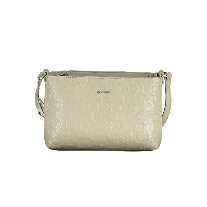 Calvin Klein mini bags for partiesCalvin Klein Beige Polyester Handbag