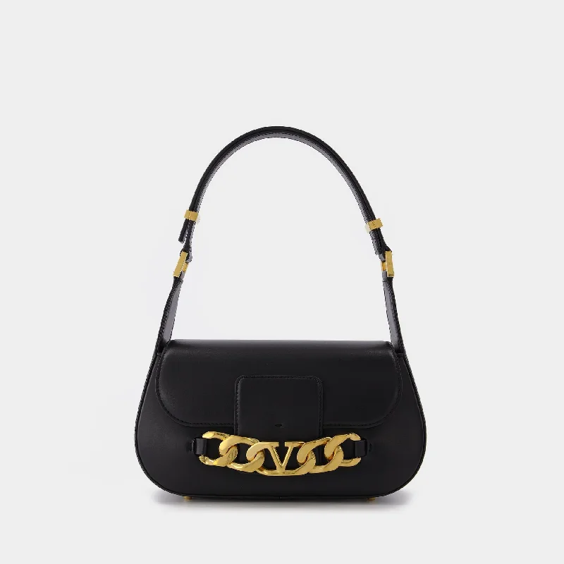 Valentino bags for minimalist fashion loversSmall Shoulder Bag | Vlogo Chain | Vit.Dauphine/A.Brass Morsetto