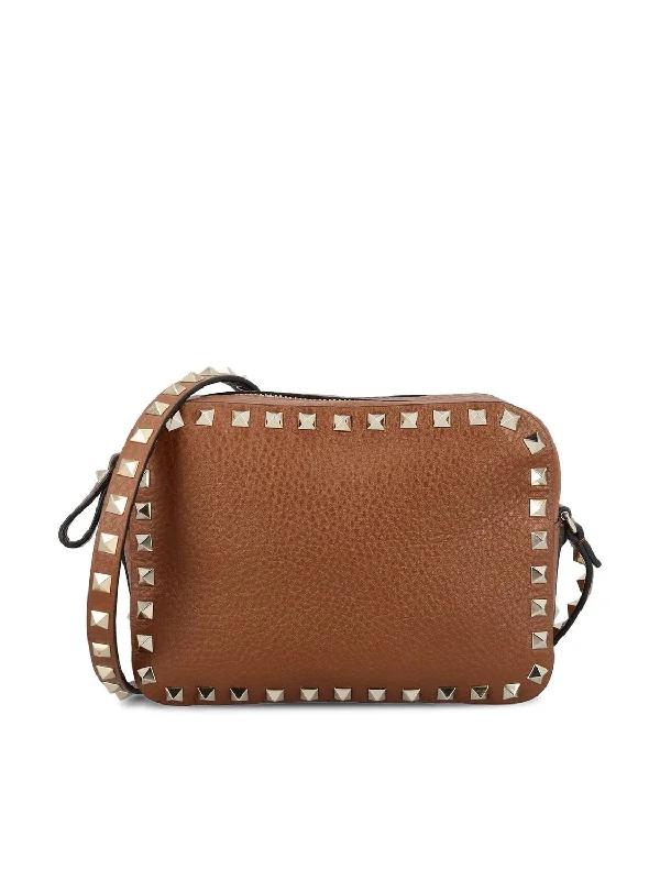 Valentino evening bags with chain strapsWomen's Rockstud Cross Body Bag in Tobacco | 5W2B0809VSF