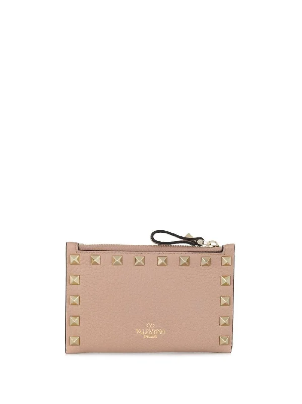 Valentino bags for classic luxury appealWomen's Rockstud Coin Purse/card Case in Poudre | 5W2P0605VSH