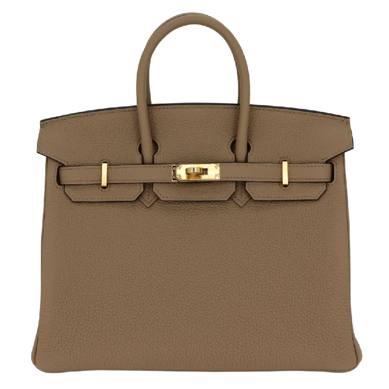 Hermès Kelly Bags with a braided leather handle for a bohemian touchHermes Birkin Bags with a Pebbled Leather Texture for a Rugged yet Elegant AppealHermès 25cm Birkin Beige Marfa Togo Leather Gold Hardware