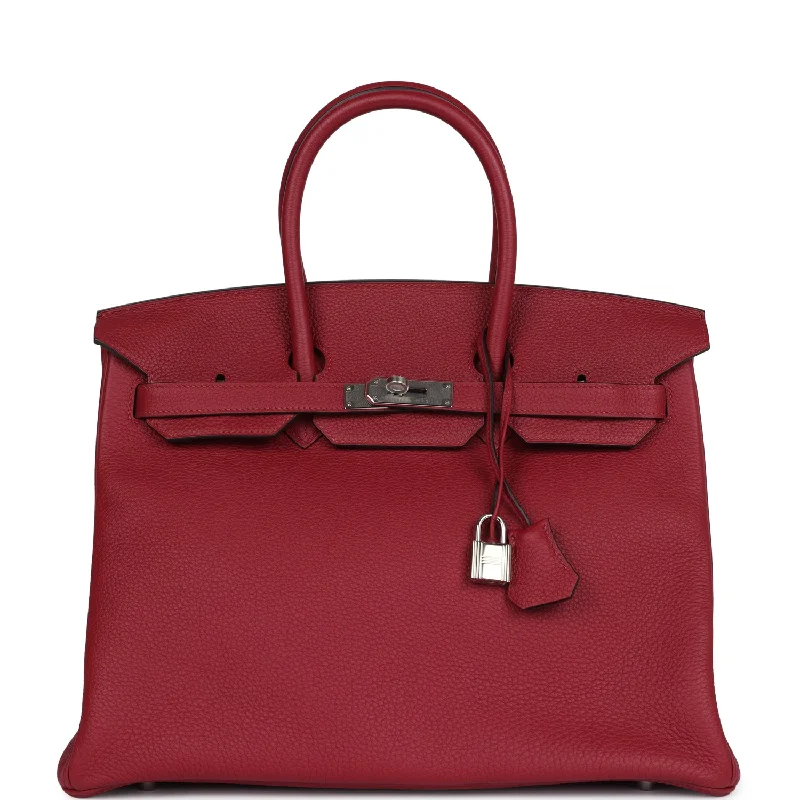 Small - sized Hermès Kelly Bags in Epsom leather for a structured lookHermes Birkin Bags in Exotic Python Leather for a Unique LookHermes Birkin 35 Rouge Grenat Togo Palladium Hardware