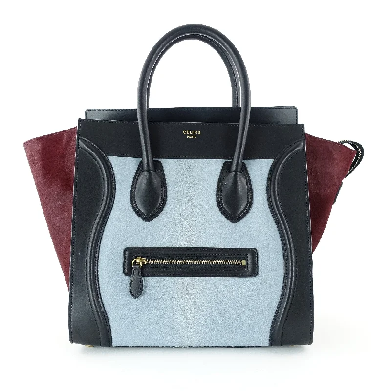 Vintage - Inspired Celine Bags for Retro AficionadosLuggage Leather and Pony Hair Mini Bag