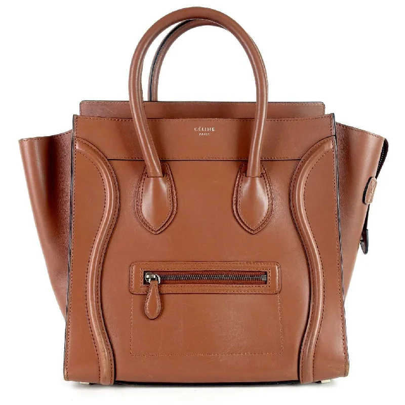 Vintage - Inspired Celine Bags for Retro AficionadosSmooth Calf Leather Luggage Bag