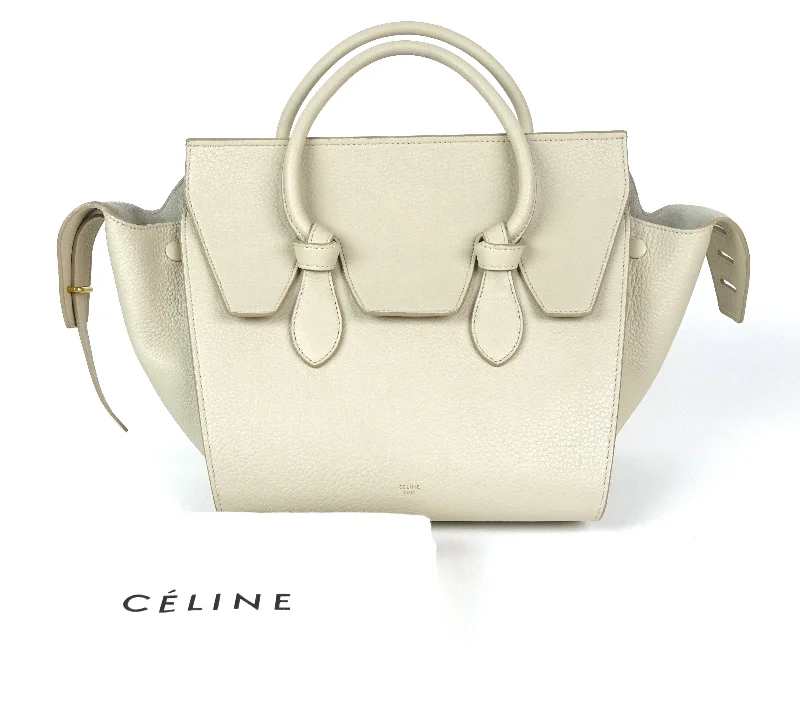 Sustainable and Ethical Celine Bags for Conscious ConsumersCalf Leather Knotted Handles Bag