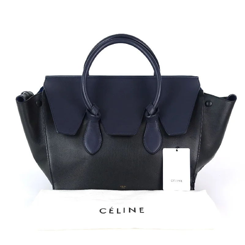 Kids' Sized Celine - Inspired Bags for Young Fashion LoversTie Knot Two-Tone Smooth Calf Leather Bag