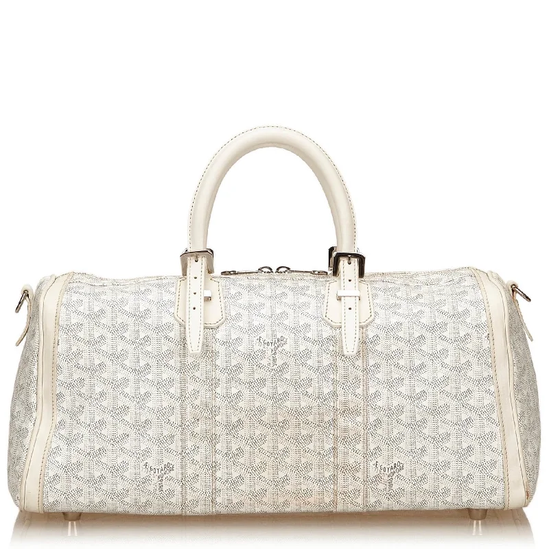 Goyard bags with a patent - leather finish for a shiny and sophisticated appearanceGoyardine Croisiere 35 Waterproof Canvas Handbag