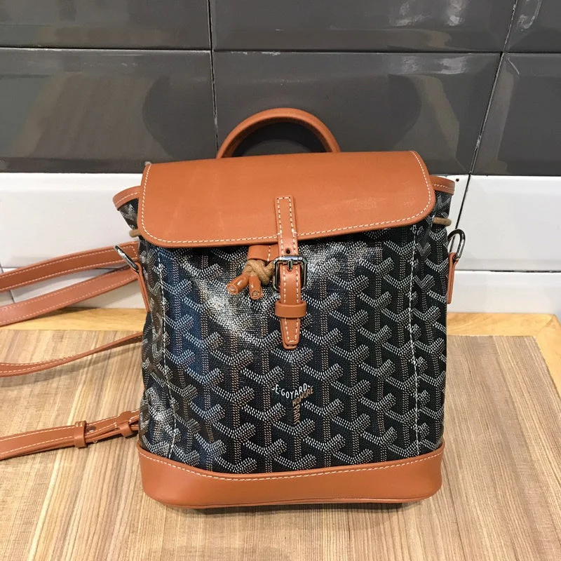 Goyard crossbody bags with a woven leather strap for a unique texture and visual appealWhimsy Finds - Goyard Bags - 015