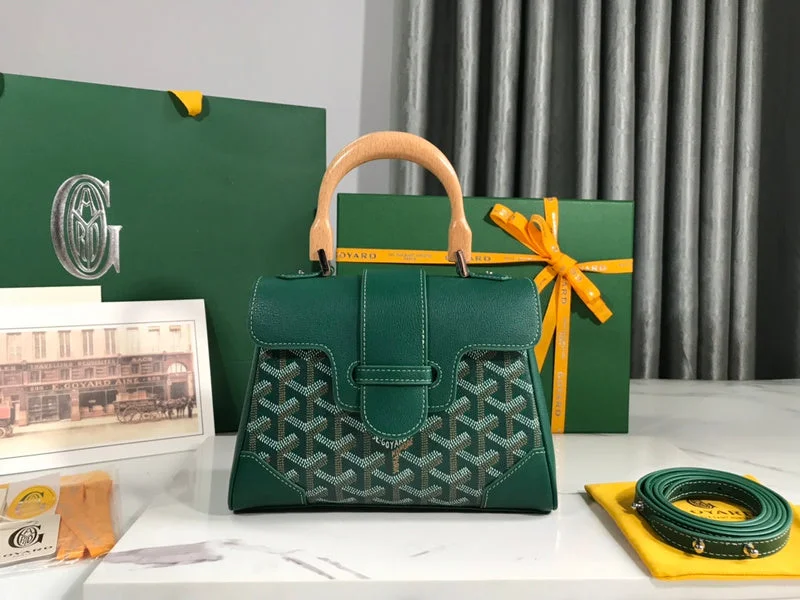 Ladies Goyard Saint Louis tote bags with a hand - carved leather detail for a unique and artisanal touchWF - Goyard Bags - 032