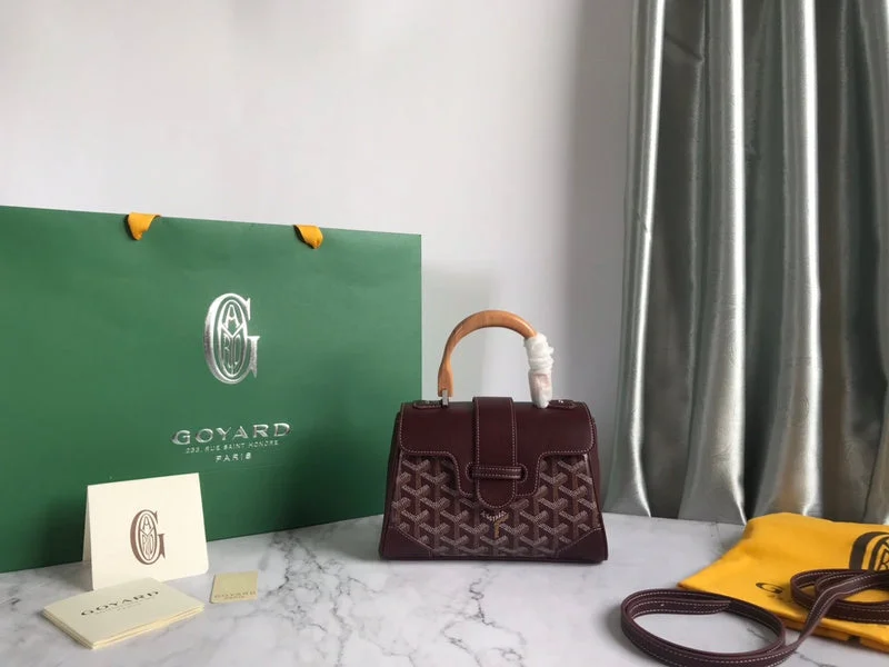 Medium - sized Goyard shoulder bags in rich, earthy colors for a sophisticated appearanceWF - Goyard Bags - 039