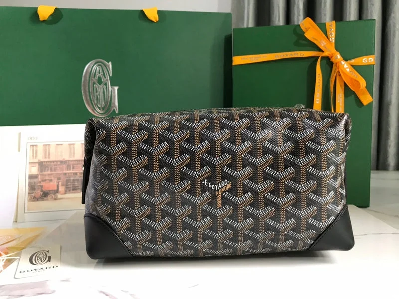 Goyard crossbody bags with a faux fur trim for a warm and stylish winter accessoryWF - Goyard Bags - 113