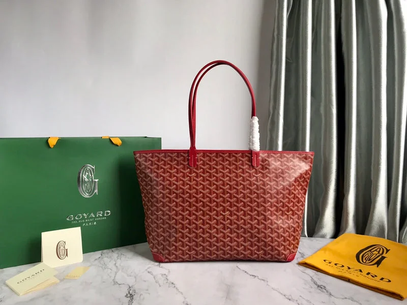 Ladies Goyard Saint Louis tote bags with a hand - carved leather detail for a unique and artisanal touchWF - Goyard Bags - 175