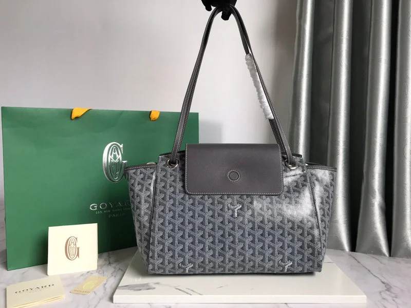 Goyard tote bags with a double - handle and shoulder - strap option for versatile carryingWF - Goyard Bags - 185