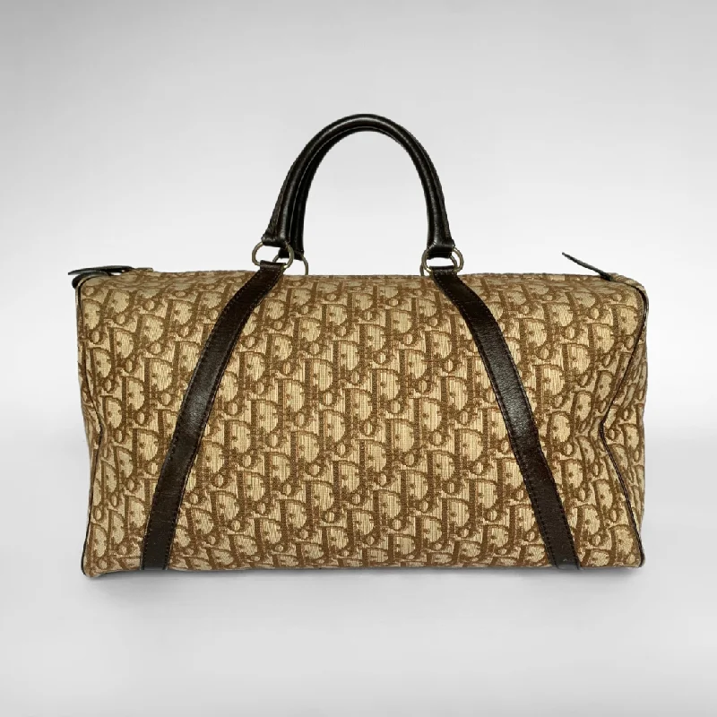 High - fashion Christian Dior bags with a geometric patternDior Bowling Bag Jacquard Oblique-Canvas